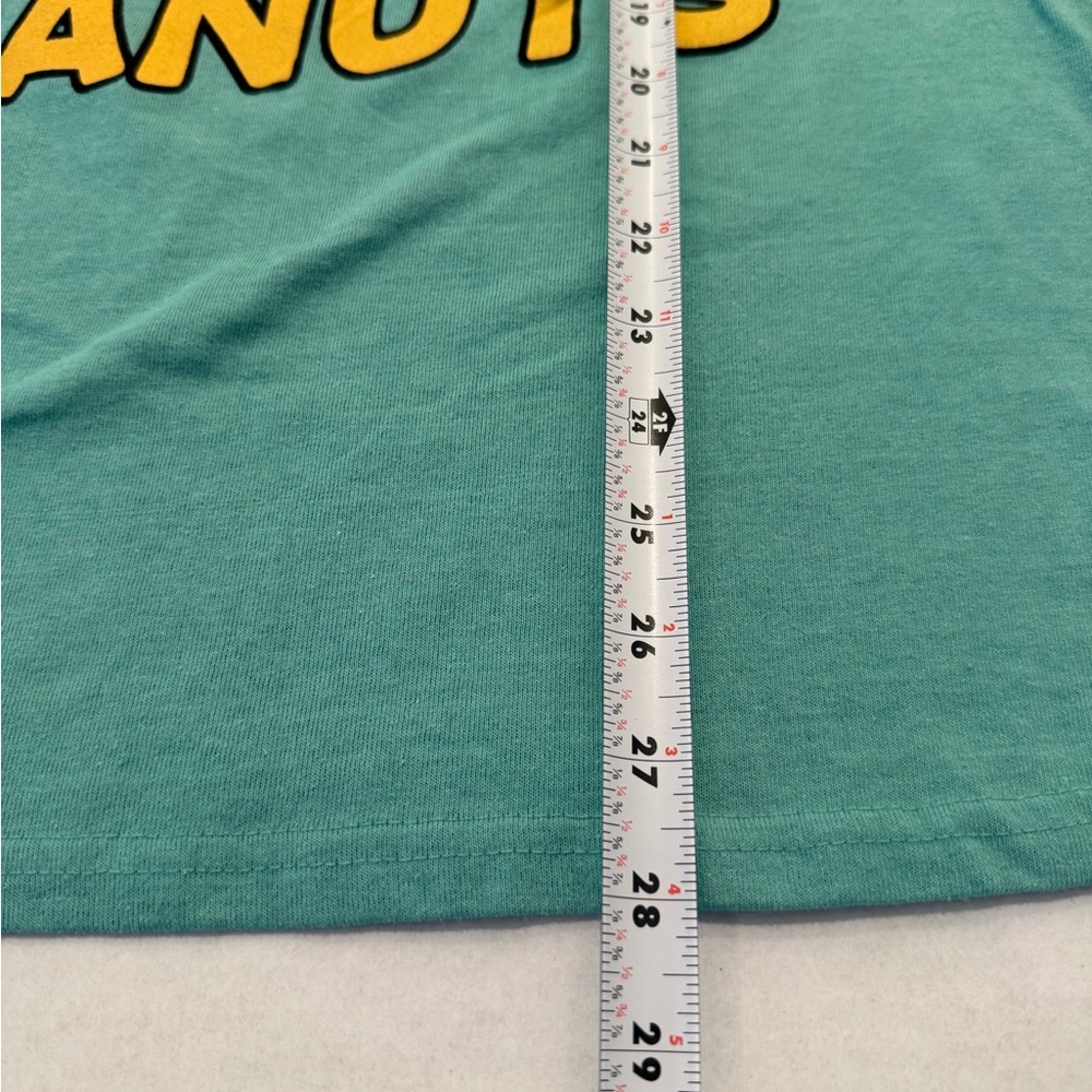 NWOT Peanuts Snoopy Large Tee in Teal with Floral Graphic - Picture 5 of 5